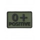 Blood Type - OD, Crafted for reliability and clarity, these Helikon-Tex® PVC patches provide quick, unmistakable identification of your blood type in any environment